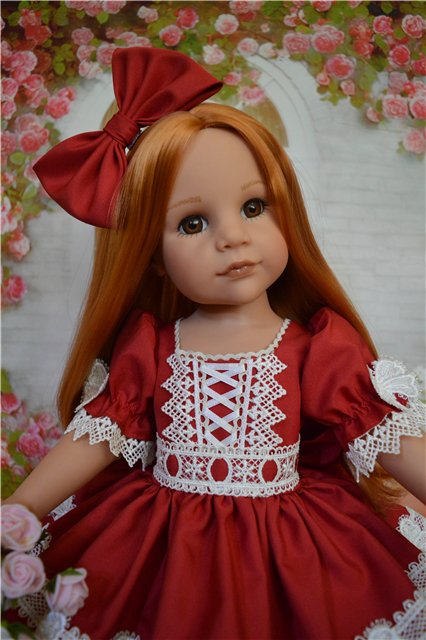 Красное платье для Ханночки | Бэйбики Красное платье для Ханночки (фото 3)