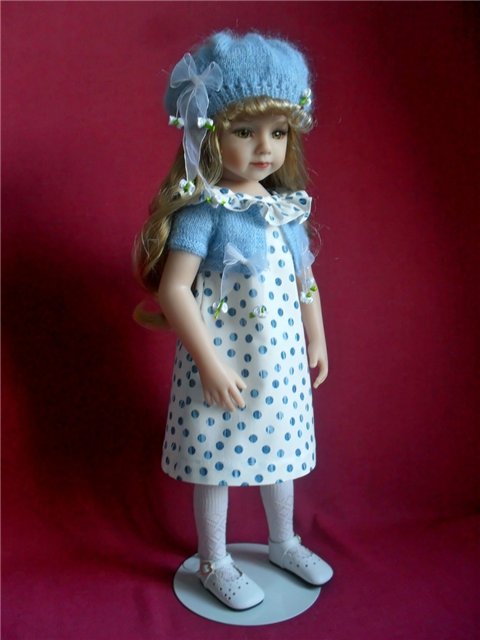 "Кто может быть тебя прелестней?!" Джейми и платье "Голубка". Куклы Maru & friends (фото 4)