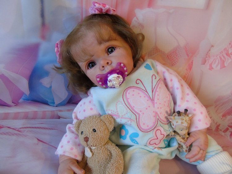 Малышка Карина — Куклы Реборн (Reborn): домашние фото (фото 7)