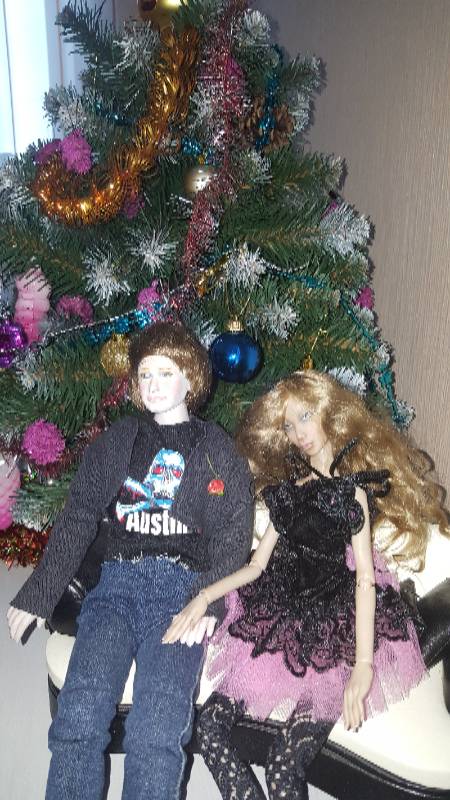 С Новым годом, друзья — Новый год и Рождество: праздничные фото кукол (фото 2)