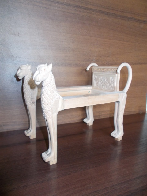 Эксклюзивная кукольная мебель.Трон Тутанхамона (фото 6)