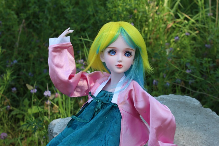 Яркое лето с Анжеликой - Кукла Звезда подиума. ООАК, 5-ый молд, 60 см