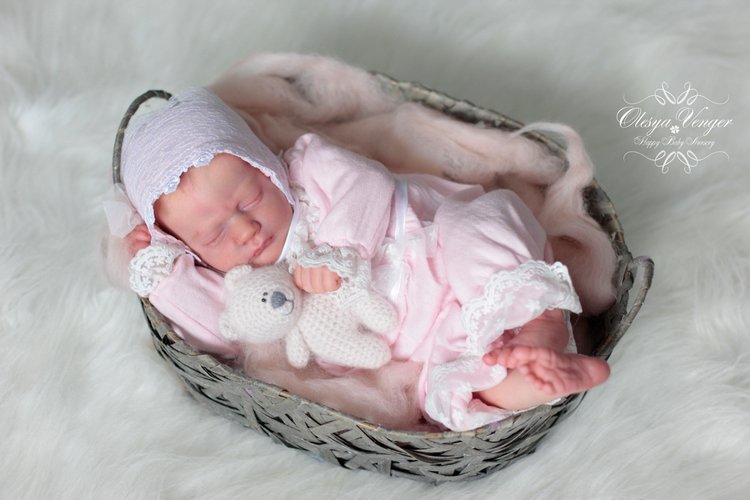 Моя кроха Эшли. Кукла реборн Олеси Венгер