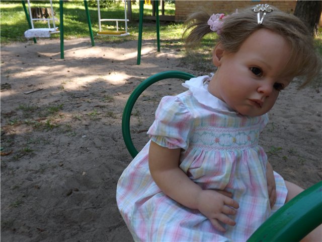 Летняя прогулка Танечки. Кукла реборн (фото 3)