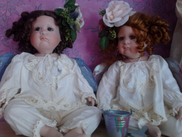 "Родственные души" ангелочки от Linda Valentino Michel