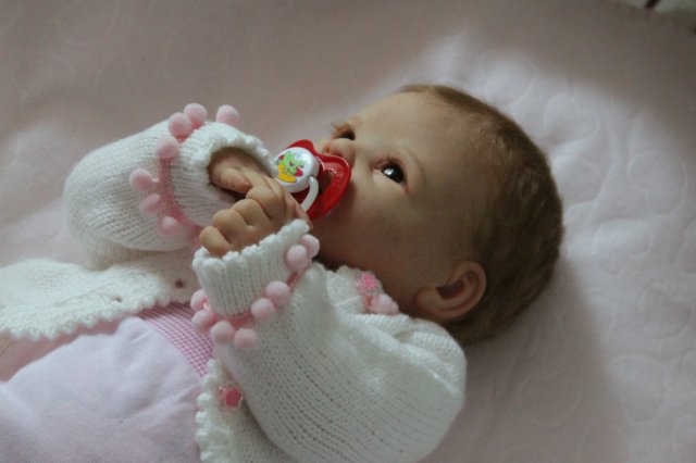 Неженка - Кристочка... Куколка реборн Виктории Вишни