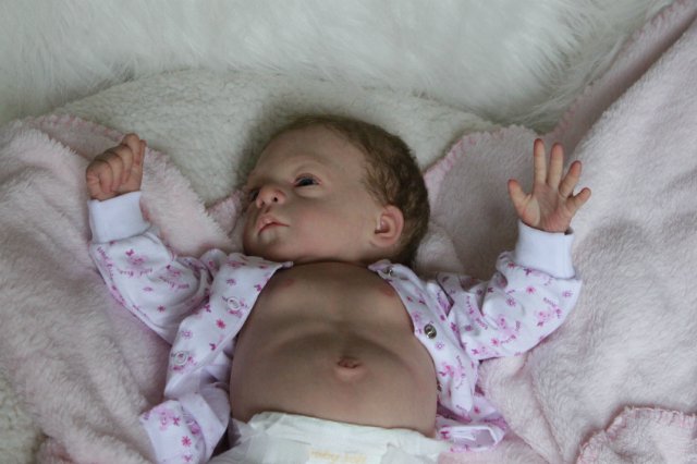 Розана - цветочек, роза... Куколка реборн Виктории Вишни (фото 10)