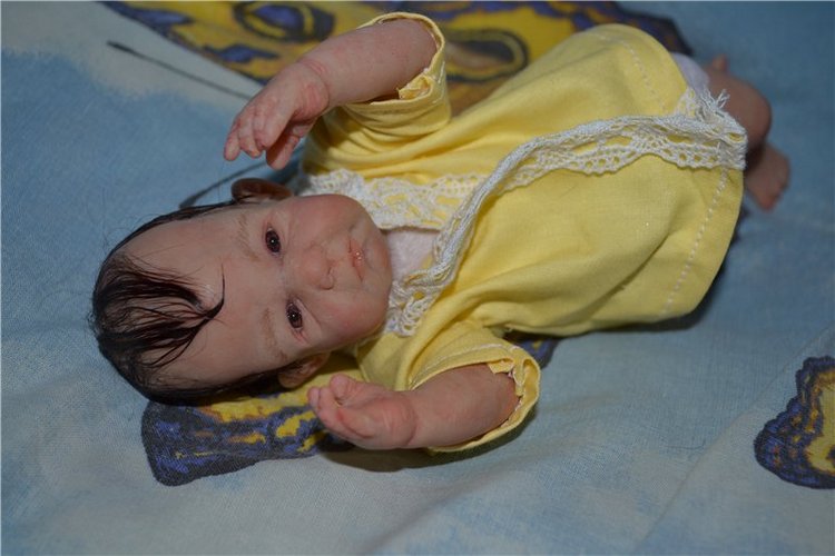 ООАК, маленький карапуз Сашенька. Авторская кукла Медведевой Ольги | Бэйбики ООАК, маленький карапуз Сашенька. Авторская кукла Медведевой Ольги (фото 10)