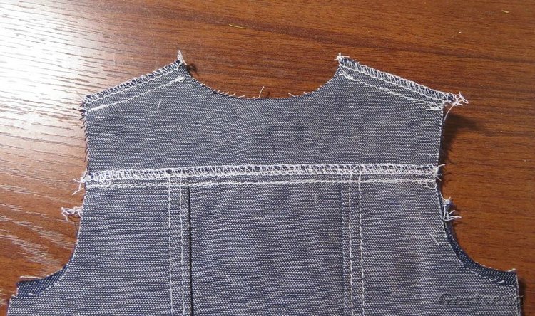 Мастер-класс по пошиву джинсовой курточки для куклы