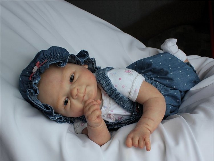 С днем рождения Оленька-olfi4ka! Кукла реборна Анастасии Гангало (фото 10)