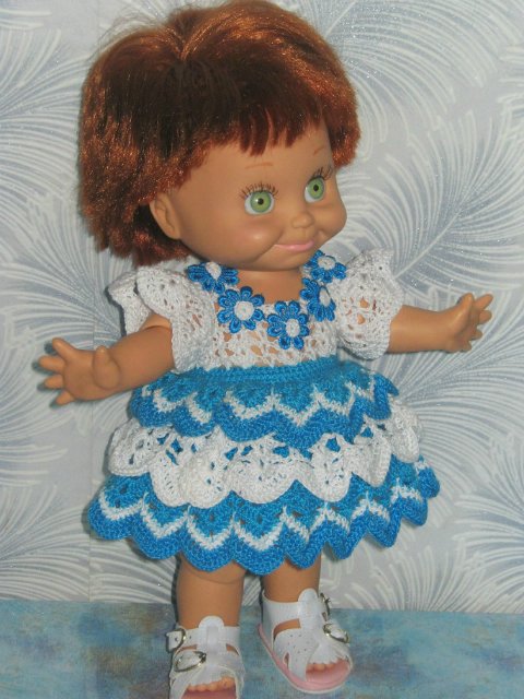 Новая коллекция летних вязаных нарядов для фейсинок, готциков, паолок под названием "Ромашки"