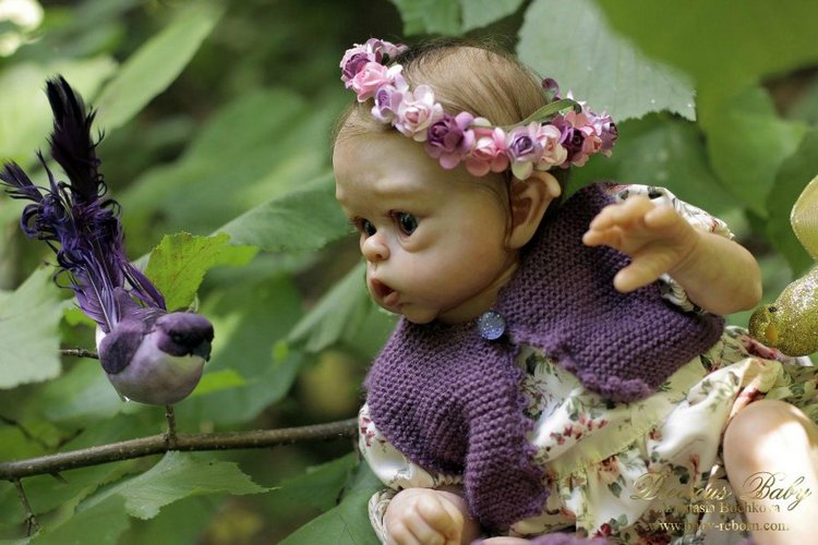 Сказочная малышка Офелия! Кукла реборн Анастасии Бочковой | Бэйбики Сказочная малышка Офелия! Кукла реборн Анастасии Бочковой (фото 3)