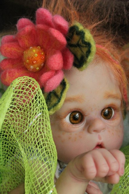 Офелька-Цветочек. Кукла реборн Элины Кудрявцевой