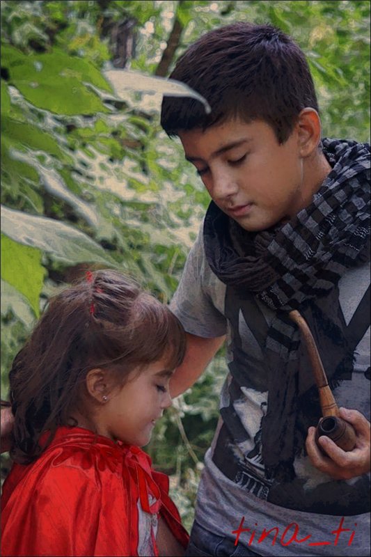 Кукла и ее девочка...Little red riding hood. Часть вторая (лесная)