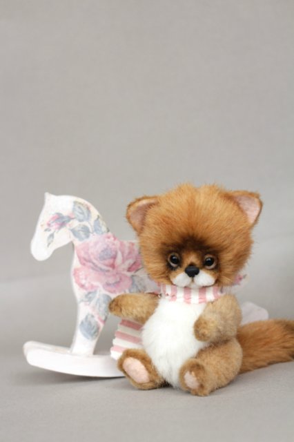 Лисёнок Василий. Игрушка ручной работы (фото 7)