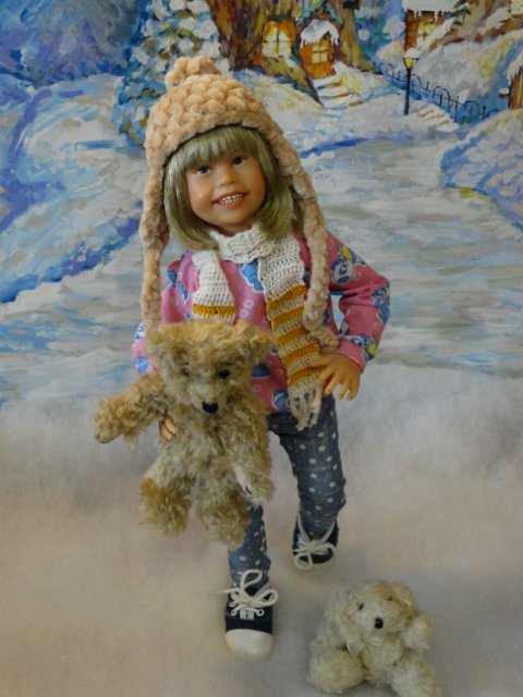 Зимняя прогулка Лизы — Куклы Julie Fischer (Джулия Фишер): Zapf Creation (фото 6)