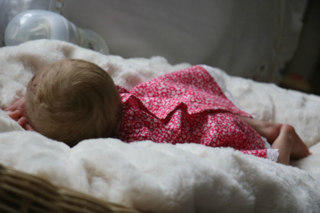 Спящая малышка Рози 2. Куколка реборн Виктории Вишни