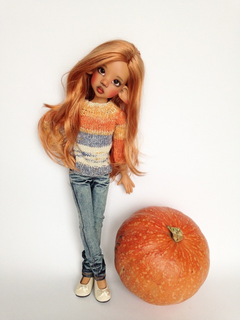 Оранжевое. Kaye Wiggs — Куклы Kaye Wiggs (Кайе Виггс): авторские BJD (БЖД) (фото 9)
