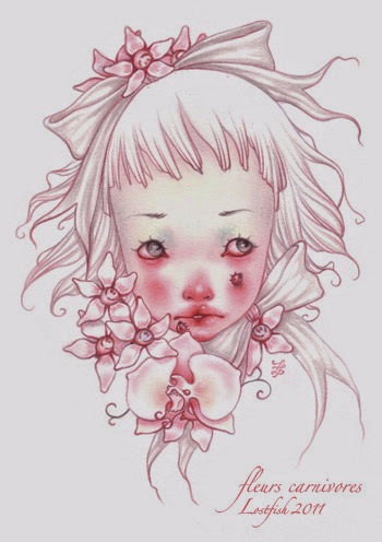 Сюрреалистические иллюстрации французской художницы Элоди LostFish или еще раз об Алисе