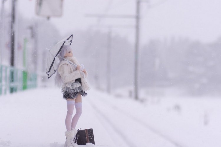 Красивые волшебные фотографии кукол от Azure Япония (фото 8)