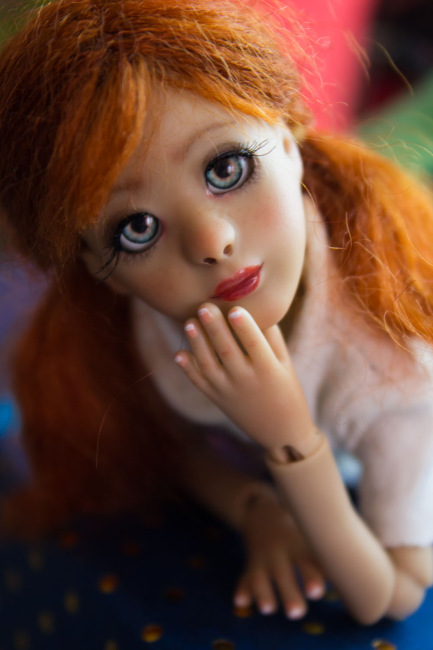 Моя "жемчужинка" Женька. Авторская шарнирная кукла Pearl Ирины Поздняковой P.I.A.Dolls (фото 5)