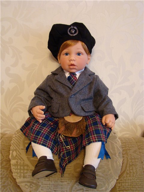 Чарли из Шотландии. Коллекционные куклы Ли Миддлтон (фото 8)