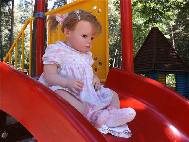 Летняя прогулка Танечки. Кукла реборн (фото 6)