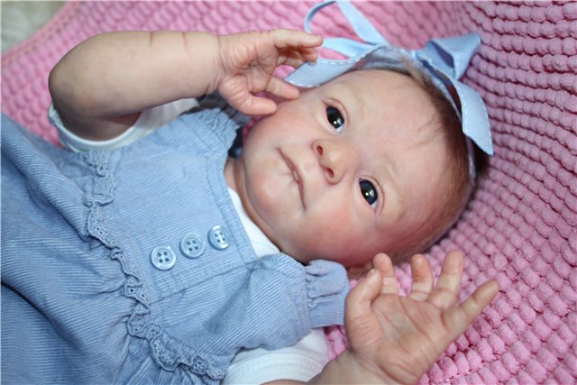 Кукла реборн Рози, маленький комочек счастья