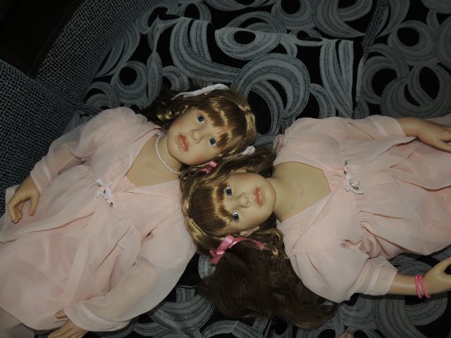 Куклы близнецы от Elissa Glassgold dolls