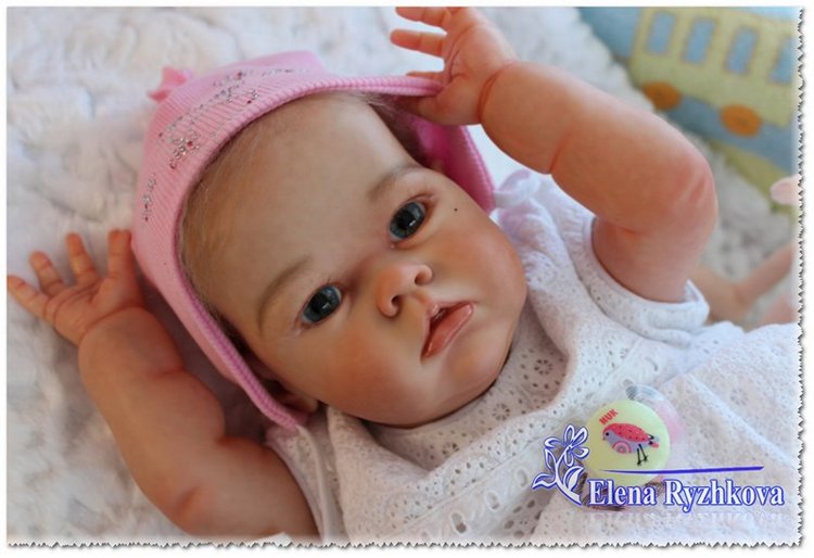 Полиночка - толстушка моя сладкая. Кукла реборн Елены Рыжковой (Россия)