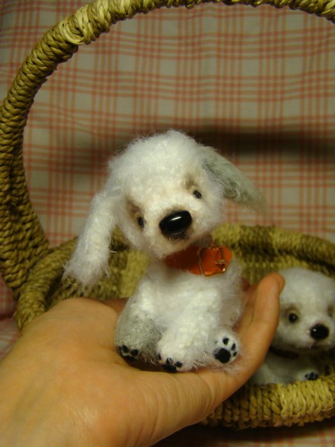 А у нас щенков корзинка! Авторские игрушки своими руками Ольги Чернухо (фото 10)