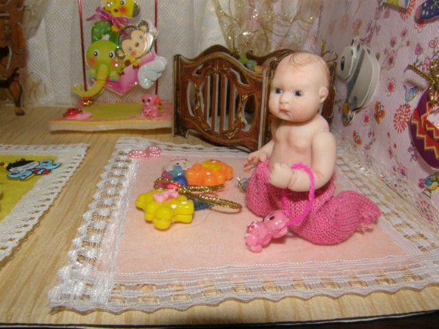 Комнатка для Сонечки. Румбокс, миниатюра (фото 3)