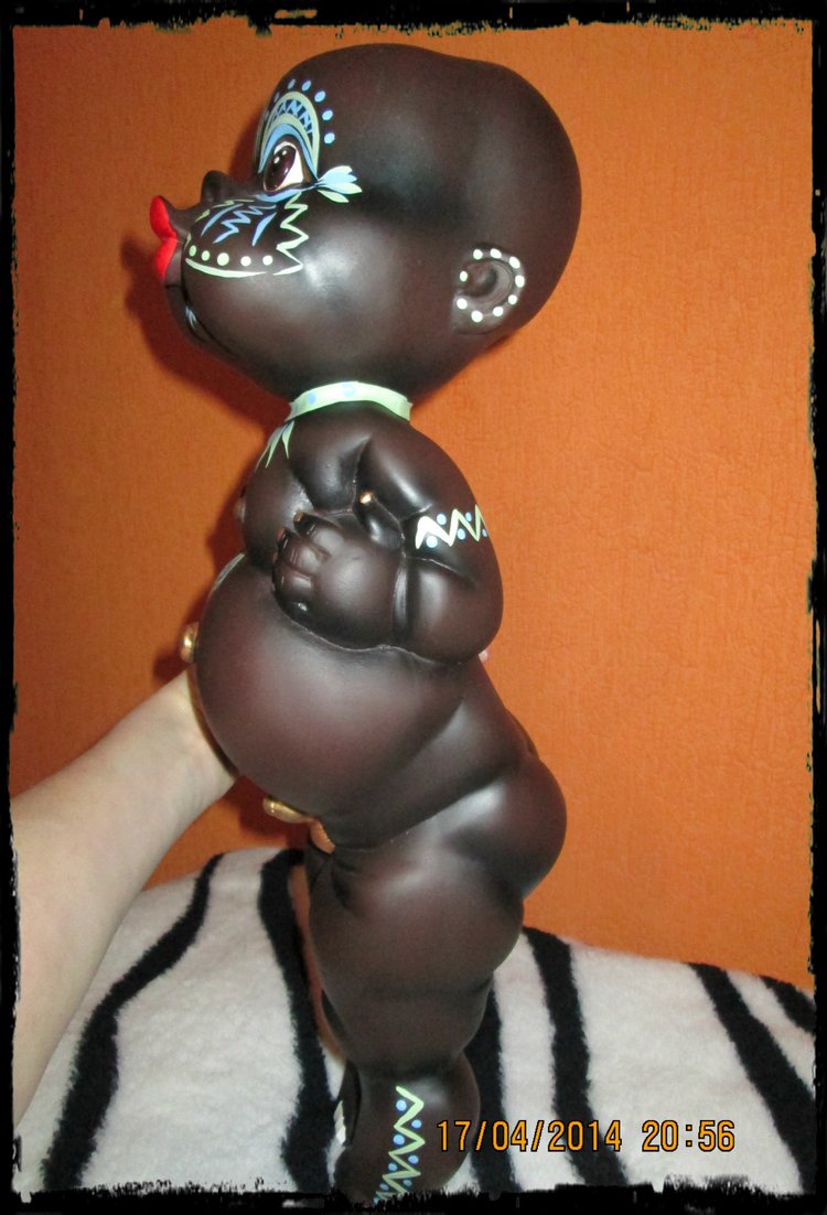 Гипсовый Негритенок — Фарфоровые статуэтки и фигурки: винтаж (фото 10)