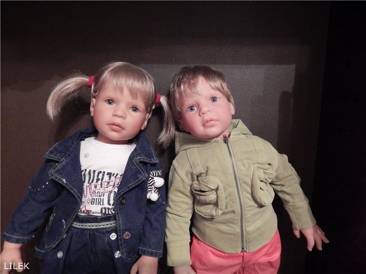 Большие девочки Lee Middleton (Ли Миддлтон). Александра и Александр или Саша и Даша (фото 5)