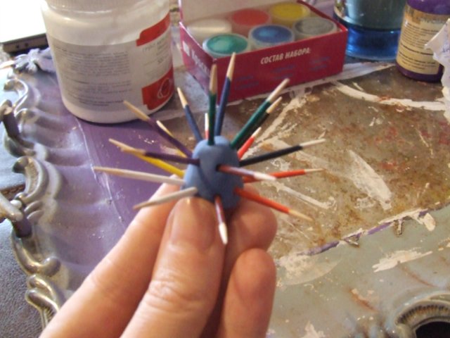 Мастер-класс "Создание принадлежностей для художника. Масштаб 1:12"