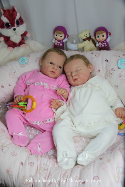 Близняшечки Ноа... Куколки реборн Виктории Вишни