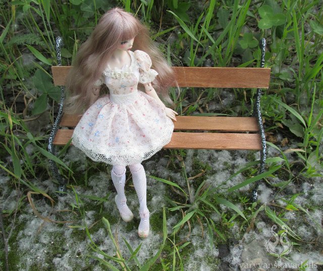 Шарнирная кукла Акина - Весенний цветок (фото 10)