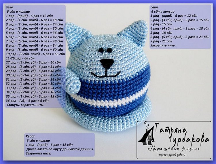 Амигуруми – японское искусство вязания. Авторские игрушки своими руками (фото 3)