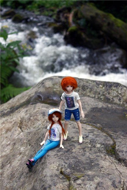 Кинко и Ринри: привет из Буковели! Nano Haruka & Pure Neemo Azone XS white, OOAK by Tocho, outfit by Yumiko Mikoto