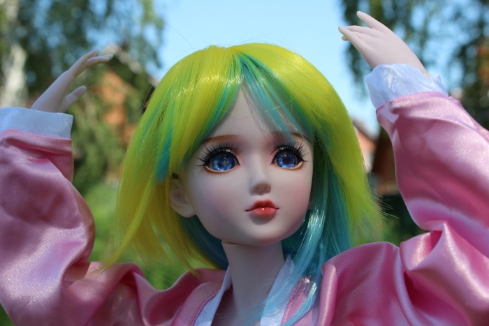 Яркое лето с Анжеликой - Кукла Звезда подиума. ООАК, 5-ый молд, 60 см