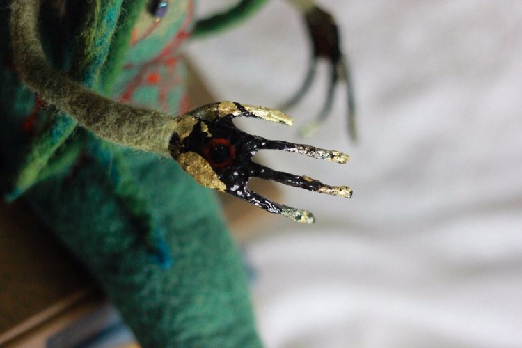 Царь Водяник — Авторские куклы из шерсти (валяние): сухое (фото 7)