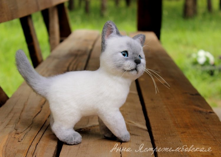 На прогулке — Валяные игрушки из шерсти: сухое валяние