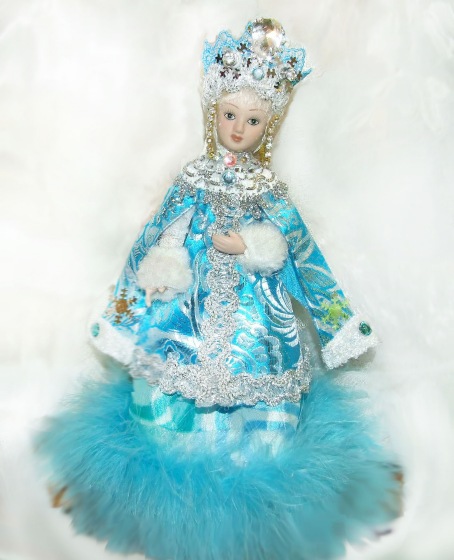 Мои сказочные образы и костюмы фарфоровых куколок (ООАК) к Новому 2018 году