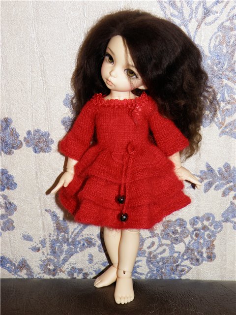 Девочка в красном — Куклы Fairyland (ФэйриЛэнд): BJD (БЖД) (фото 4)