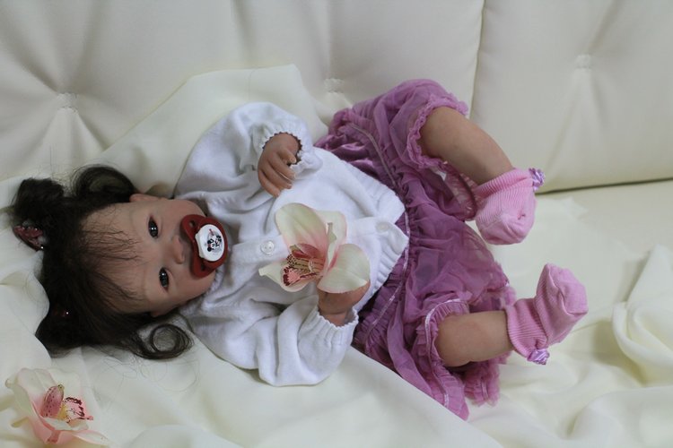 Рождение в день Святого Валентина. Кукла реборн Любовь (фото 3)