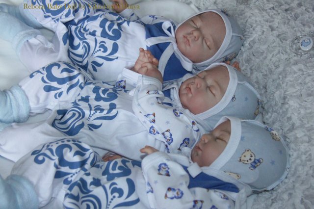 Тройняшки Джошики... Куколки реборн Виктории Вишни