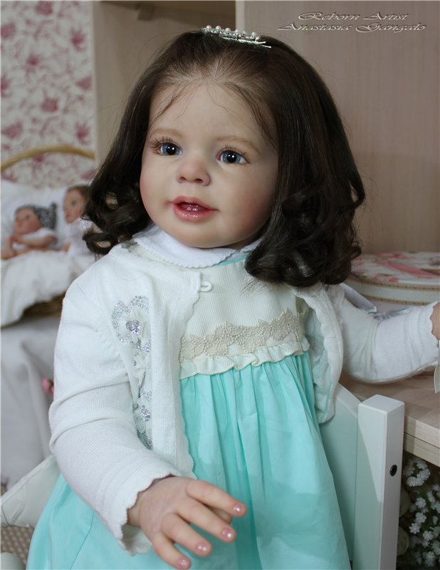 Миланочка!Кукла реборн Анастасии Гангало (фото 9)