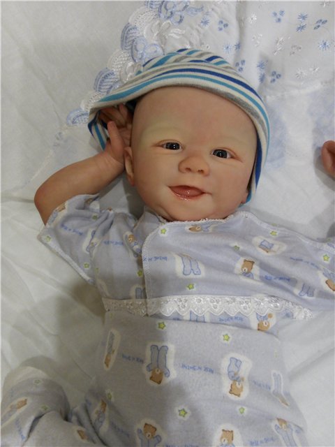 Кукла реборн Улыбашка от Фабера (фото 8)