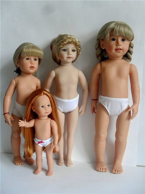 Ну-ка, куклы, встаньте в ряд! ))) Сравнение кукол "Maru & friends", "Gotz" и некоторых других между собой