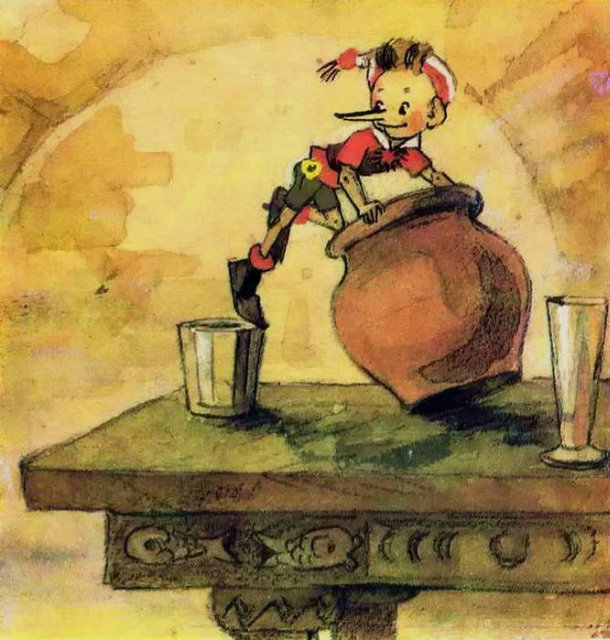 Скажите, как его зовут или Главный иллюстратор изумрудного города. Карабас-пати ко дню рождения Леонида Владимирского (фото